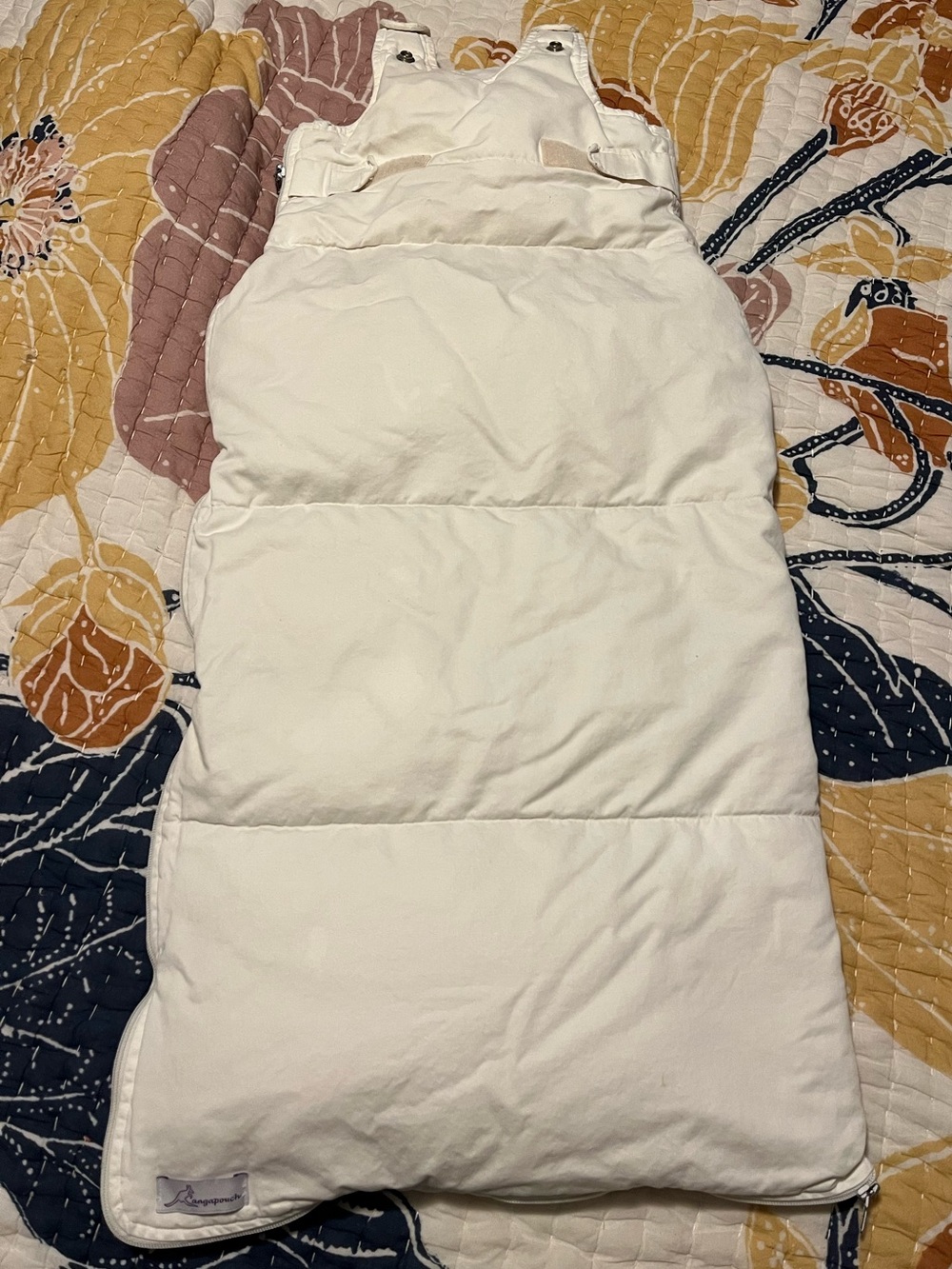 Kangapouch- SM organic white down filled sleep sack